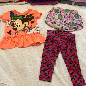 Minnie Mouse 3 piece lot 12 months
